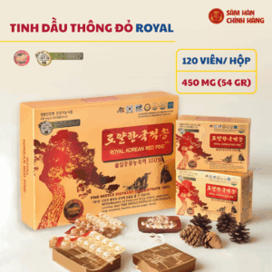 Tinh Dầu Thông Đỏ Royal Korean Red Pine – Hàn Quốc 120v*450mg