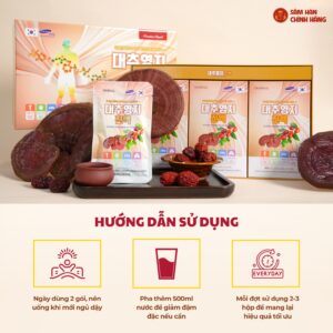 Alternative view of Nước Linh Chi Táo Đỏ Jujube Linhzhi Premium Liquid (80ml x 30g)